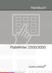 Glunz & Jensen PlateWriter 3000 Handbuch