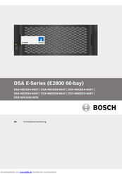 Bosch DSX-N6D8X8-60AT Schnellstartanleitung