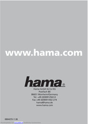 Hama 69044279 Bedienungsanleitung