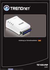 TRENDnet TE100-P1P Anleitung