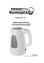 PowerTec Kitchen XL Bedienungsanleitung Und Sicherheitshinweise