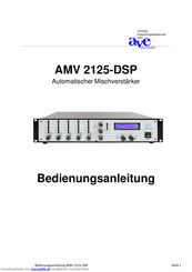 AVE AMV 2125-DSP Bedienungsanleitung