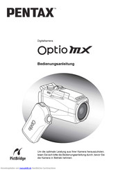 Pentax Optio MX Bedienungsanleitung
