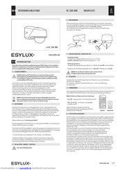 ESYLUX RC 230i KNX Bedienungsanleitung