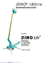 Dino lift 180XTB Bedienungsanleitung