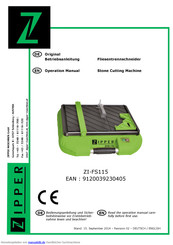 Zipper ZI-FS115 Originalbetriebsanleitung