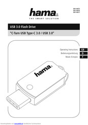 Hama C-Turn USB Type-C 3.0 / USB 3.0 Bedienungsanleitung