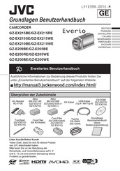 JVC Everio GZ-EX209 BE Benutzerhandbuch
