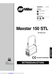 Miller Maxstar 150 STL Betriebsanleitung