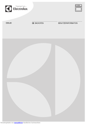 Electrolux EBSL80 Benutzerinformation