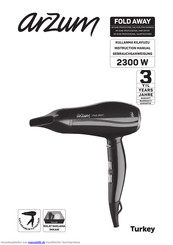 Arzum FOLD AWAY Gebrauchsanweisung