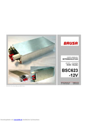 Brusa BSC623-12V Betriebsanleitung