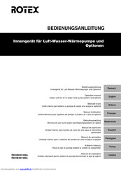 Rotex RKHBX016BA Bedienungsanleitung