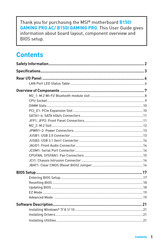 MSI B150I GAMING PRO AC Handbuch