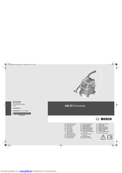 Bosch GAS 25 Professional Originalbetriebsanleitung