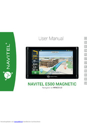 Navitel E500 Magnetic Bedienungsanleitung