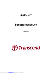 Transcend JetFlash Benutzerhandbuch