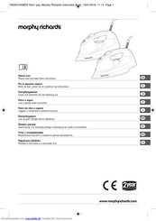 Morphy Richards mr-303111 Bedienungsanleitung