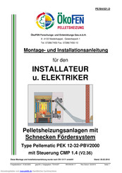Okofen PEK 12-32-PBV2000 Montageanleitung