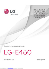 LG LG-E460 Benutzerhandbuch