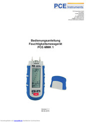 PCE Instruments MMK 1 Bedienungsanleitung