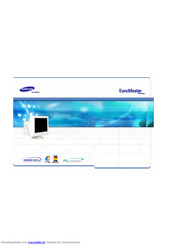 Samsung SyncMaster 957p Benutzerhandbuch