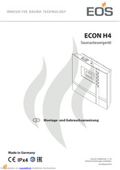 EOS ECON H2 Montage- Und Gebrauchsanweisung