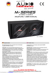 Audio System M 10 BR-2 Anleitung