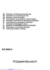 Küppersbusch KD 8950.0 Gebrauchsanweisung