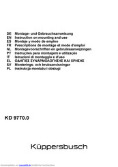 Küppersbusch KD 9770.0 Gebrauchsanweisung