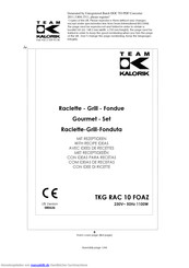 Kalorik TKG RAC 10 FOAZ Gebrauchsanleitung Mit Rezeptideen