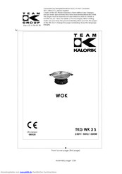 Kalorik TKG WK 3 S Gebrauchsanleitung