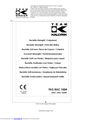 Kalorik TKG RAC 1004 Gebrauchsanleitung