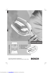 Bosch SGS46A62 Gebrauchsanweisung