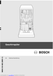 Bosch SRD45T34EU Gebrauchsanleitung