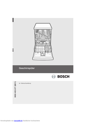 Bosch SBV65T00EU Gebrauchsanleitung
