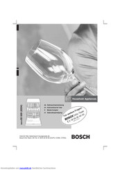 Bosch SGS59A12 Gebrauchsanweisung