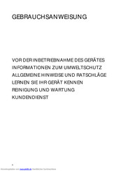 Smeg VR 115 B1 Gebrauchsanweisung