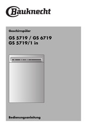 Bauknecht GS 5719-1 Bedienungsanleitung