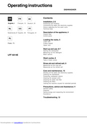 Hotpoint LFF 8314E Gebrauchsanleitung