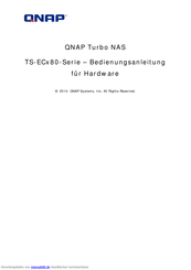 QNAP Turbo NAS TS-EC1680U-RP Bedienungsanleitung