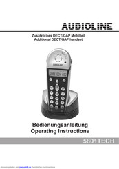 Audioline 5801TECH Bedienungsanleitung