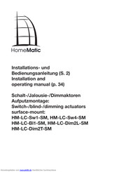 HomeMatic HM-LC-Bl1-SM Bedienungsanleitung