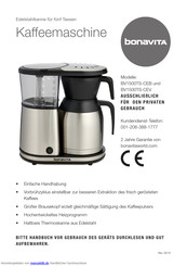 Bonavita BV1500TS-CEB Handbuch