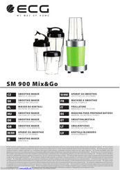 ECG SM 900 Mix&Go Bedienungsanleitung