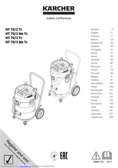 Kärcher NT 70/2 Me Tc Handbuch