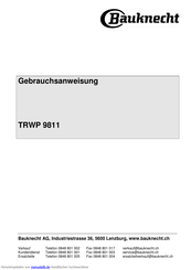 Bauknecht TRWP 9811 Gebrauchsanweisung