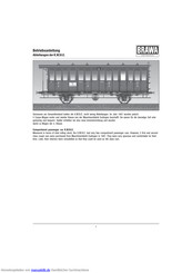 BRAWA Abteilwagen der K.W.St.E. Betriebsanleitung