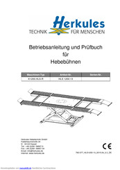 HERKULES K1200-HLS-R Betriebsanleitung