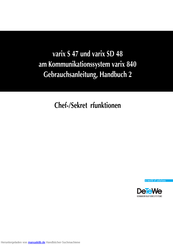 DETEWE Varix SD48 Gebrauchsanleitung